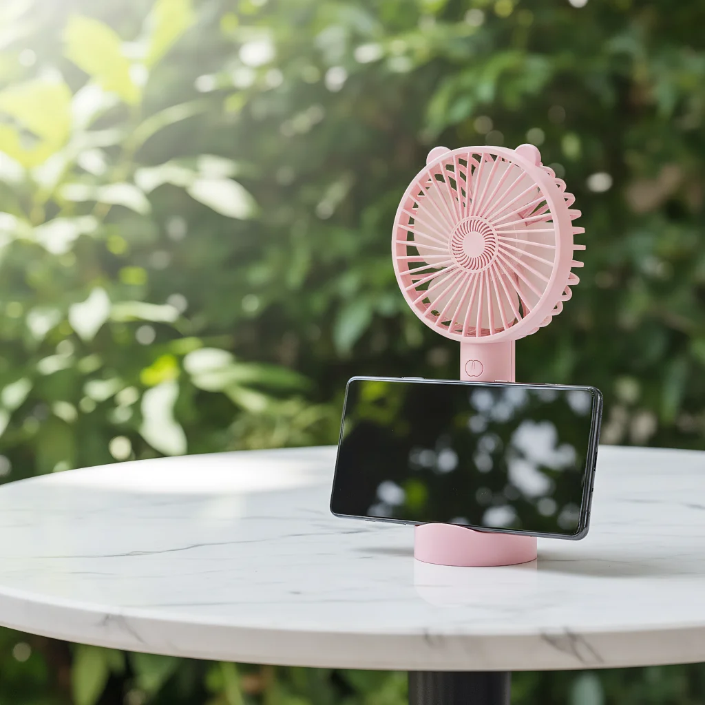 

Карманный вентилятор BreezeMate Pro USB-C — 3 скорости 360 градусов ° Бесшумное охлаждение с временем работы 12 часов