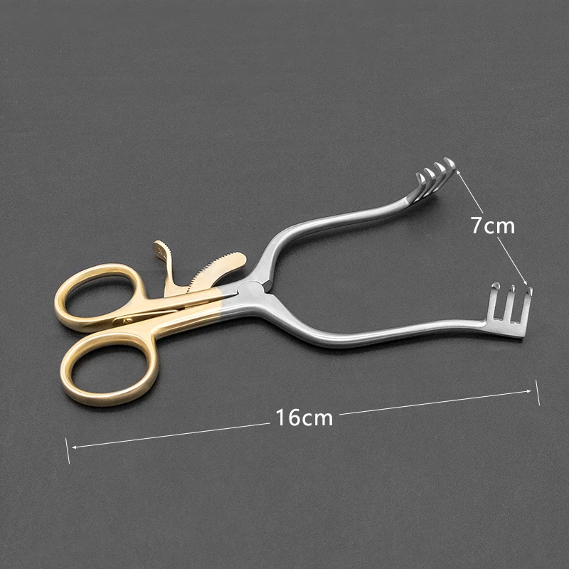 Mastopexy Spreader Single Jaw Multi Jaw Adjustable Automatic Fixation Multi Hook Skin Retractor Orthopaedic Instrument Spreader