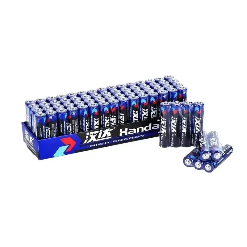 Pilas secas de carbono-zinc-manganeso, adecuadas para juguetes pequeños, relojes de Control remoto, luces LED, AAA, 1,5 V, 70mAh, 60 unidades