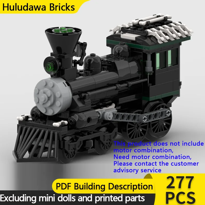 

City Car Model MOC Building Bricks Railway Halloween Village Train Modular Technology Gifts Holiday Assemble Children Toys Suit