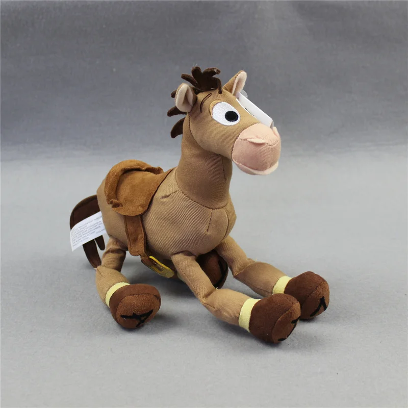 

25cm Disney Animation Toy Story Woody Sheriff Bath Red Heart Horse Ordinary Acousto-Optic Plush Toy Sofa Pillow Birthday Gift