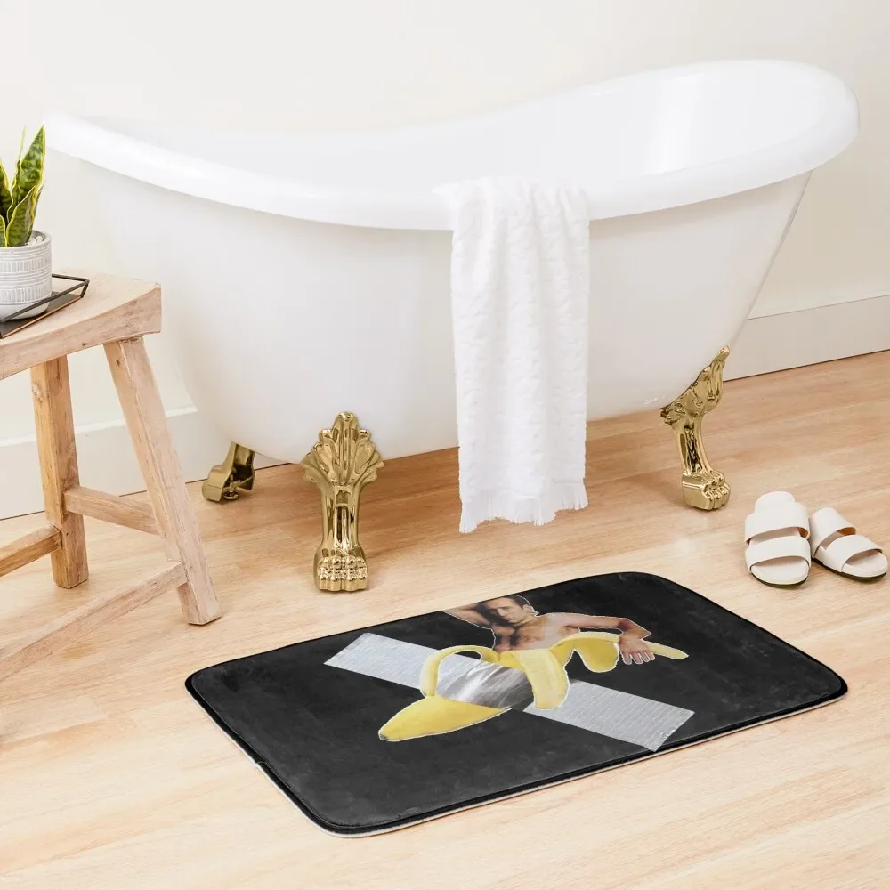 

Nicholas Cage Banana Tape Bath Mat Toilet Rug Non Slip Carpet Carpet Bathrooms Mat