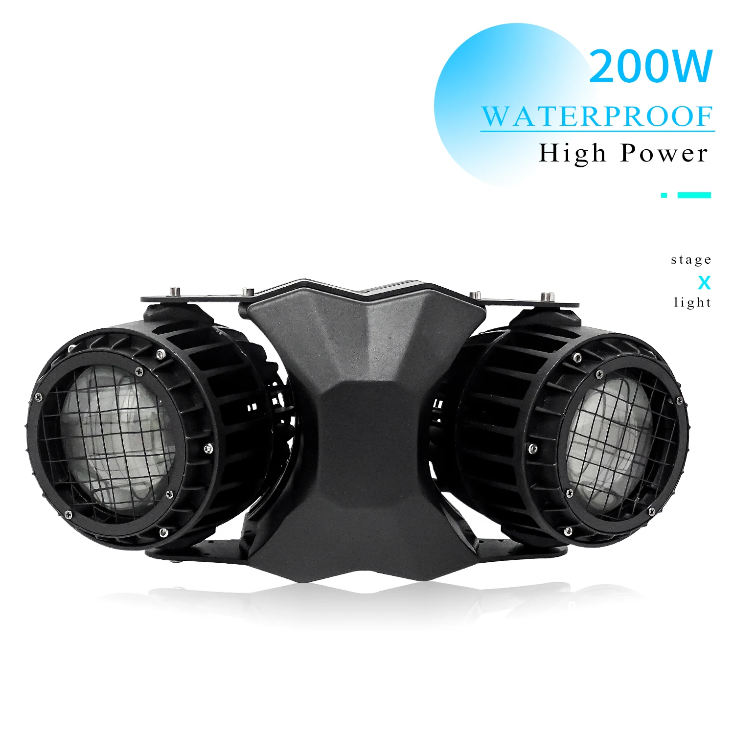 Waterproof Outdoor Blinder Led Cob 2x100w Light Cold White/Warm White 2in1 COB LEDs Control Optional Individually 2x100W Audienc