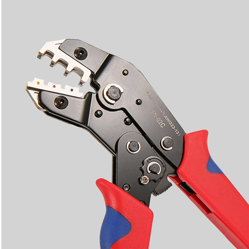 Imagem -04 - Isolados Fio Crimping Tool Grupo Versátil Conectores Elétricos Terminais Ring Spade Lugs Cabo Sortimento Kit Sn02c