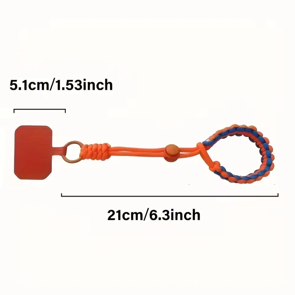 Picture 7: Universal Adjustable Mobile Phone Self-locking Anti-loss Lanyard for iPhone Samsung Short Wrist Strap Durable Cell Phone Strap