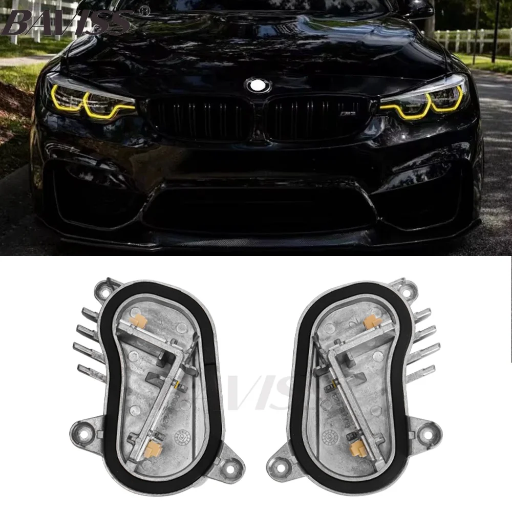

Icedrive for BMW M3 M4 Angel Eyes DRL multicolor LED boards F80 F82 M3 GTS daytime running lights Yellow Module Amber Red Blue