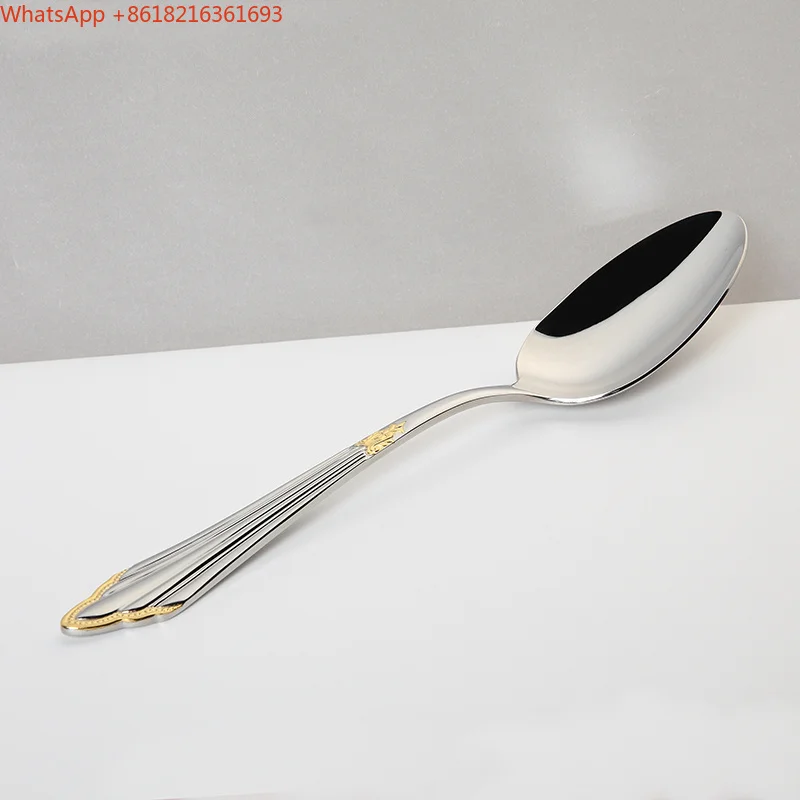 Limited Offer 24 Piece Set Of Luxury Stainless Steel Tableware, Royal Dining Table, Western-style Tableware, Knife And Fork S