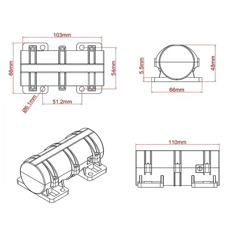 RC3650 Motore a vibrazione CC ad alta velocità 3800 giri/min regolabile 12 V 24 V per sistemi di avvertimento poltrona letto massaggiante