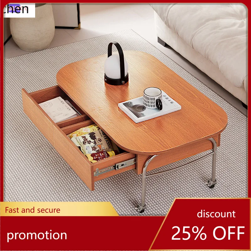 HXL Adjustable Coffee Table Dining Table Home Storage Movable