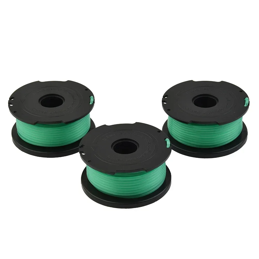 3PCS Spool & Line For Black & Decker GL7033 GL8033 GL9035 Strimmer Replace A6482 Highly Match The Original Equipment