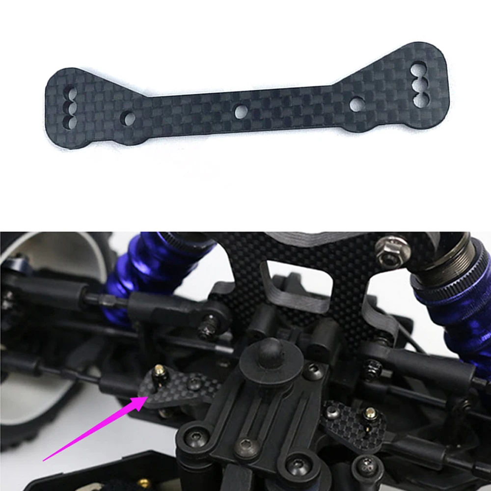 1PCS Carbon Fiber Steering Bracket for TEKNO EB48 2.0/ EB48.4 RC Car Upgrade Parts