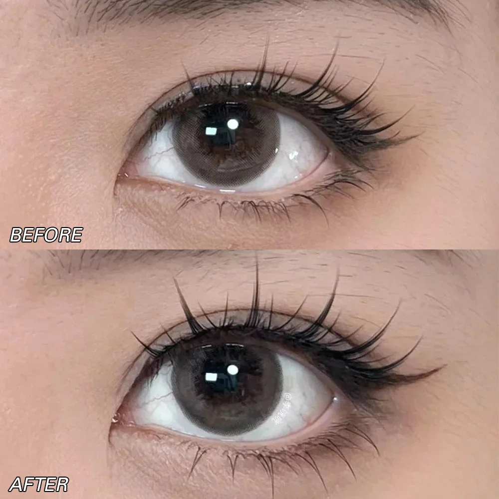 Doppelkopf Wimpern kleber Mascara schwarzer Wimpern verlängerung kleber wasserdichter falscher Wimpern kleber Mascara Regenmantel Wimpern Make-up