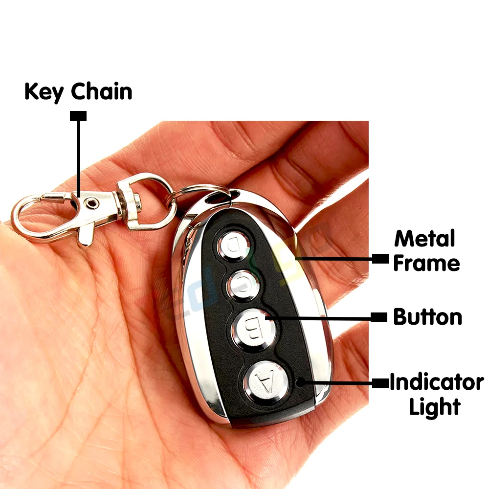 Universal Clone Remote Control Copy Function 433MHz RF Transmitter Auto Cloning Duplicator for Garage Door Car CAME Doorhan