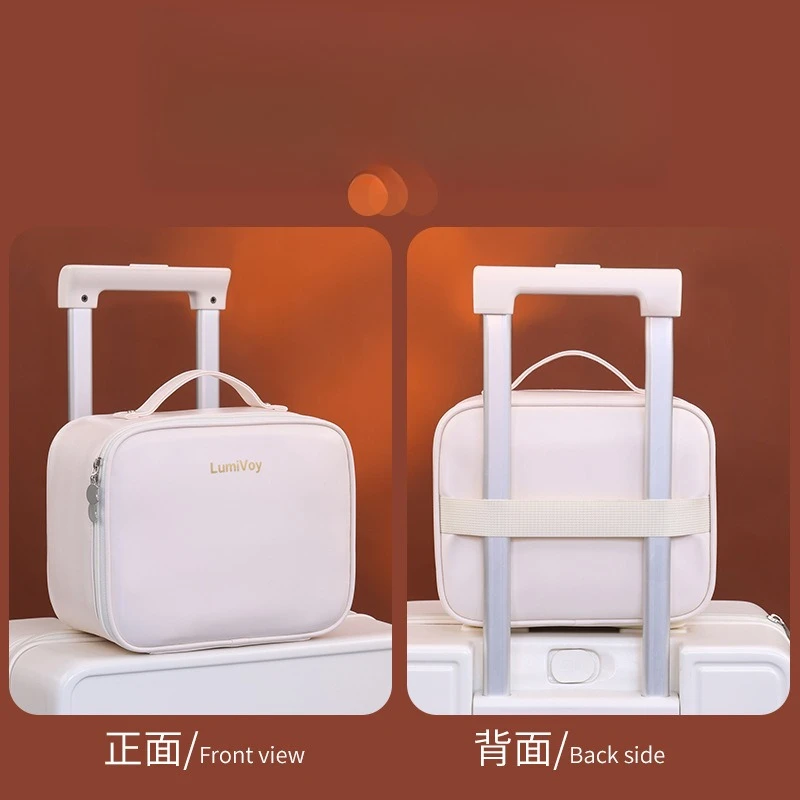 1pcs New Arrival Multi-grid Large Capacity Makeup Bag Portable Travel Cosmetic Storage Bag Fit for Luggage Carry On