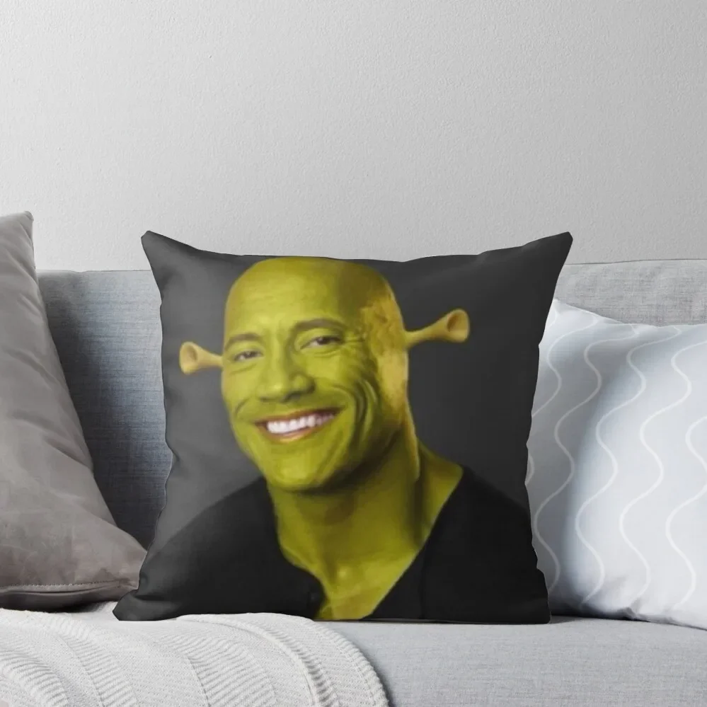 

Dwayne 'The Shrok Johnson Throw Pillow Cushions Cover Sofa Decorative Covers Decorative Sofa Cushion pillow