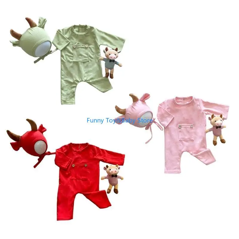 

C90B 3 ПК, детская шляпа, боди, боди для кукол, фото, съемки одежда одежда для новорожденных фотосессии реквизит