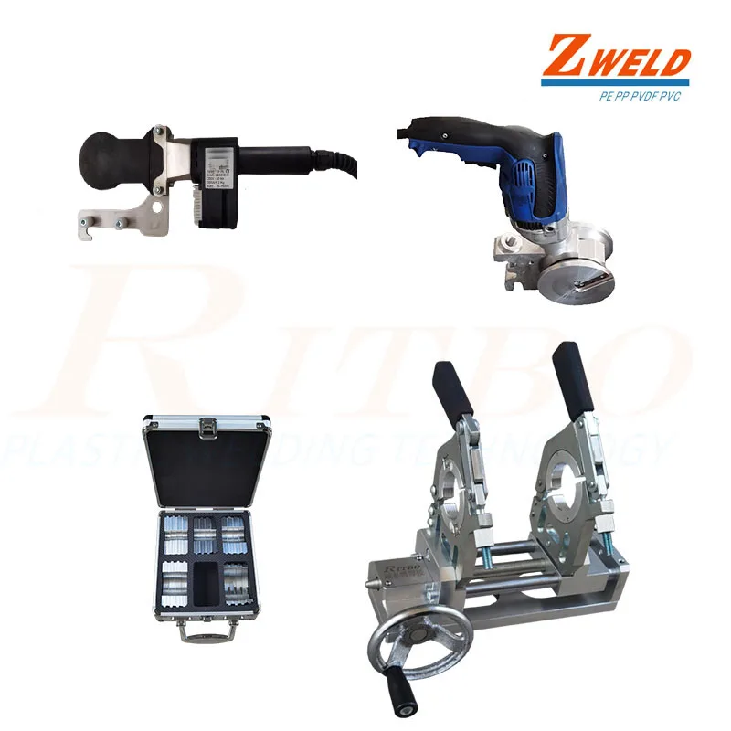 Clamp75(20-75mm)Tube Clamps Tool  Butt Fusion Maichine  Portable Tool  PE  PP PVDF Hand Push Type Butt Welding Machine