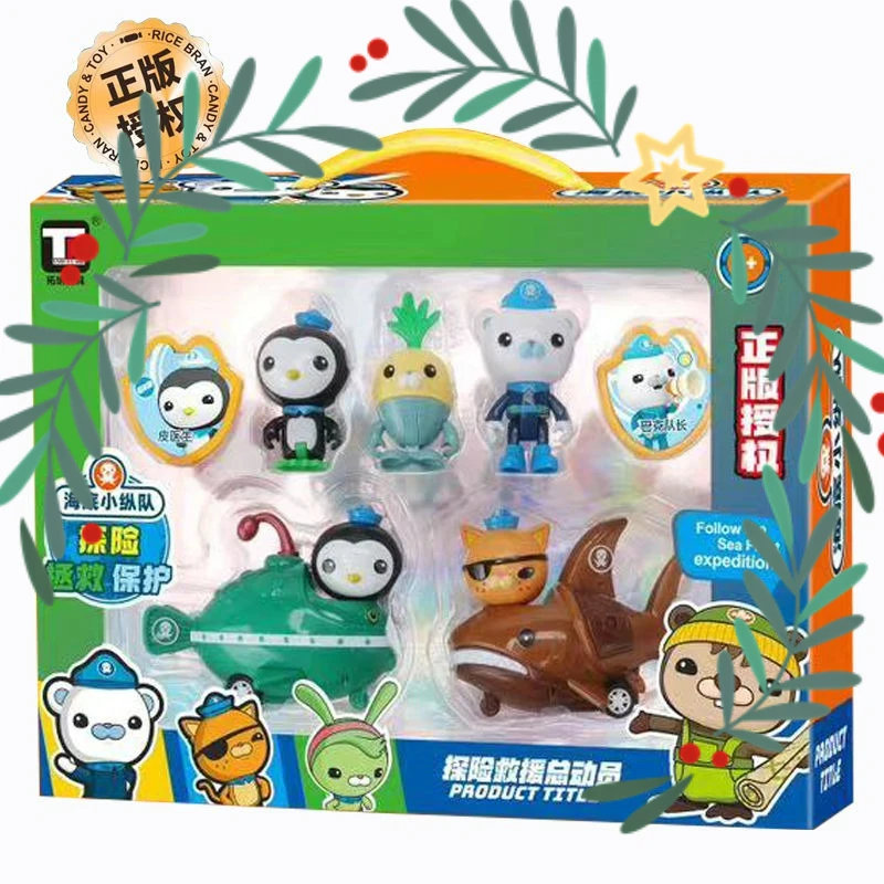 

ТВ мультфильм кукла октонавтов детский подарок аниме фигурка Barnacles Kwazi Peso Dashi действие детские просветительские игрушки милый щит модель ABS