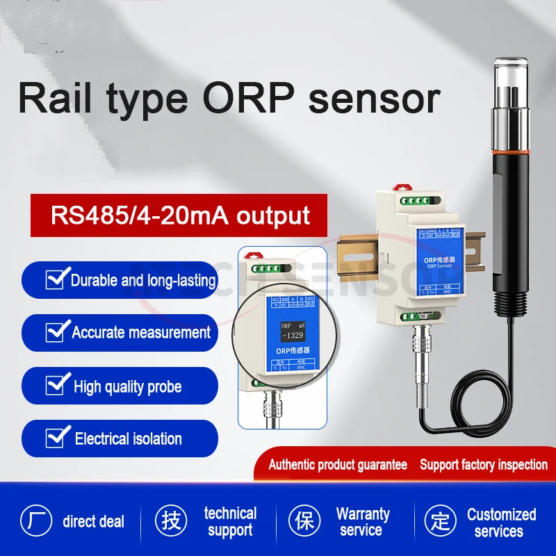 Aquatic Water Quality Multi-parameter Industrial Grade Dissolved Oxygen Meter Rail Type ORP Sensor