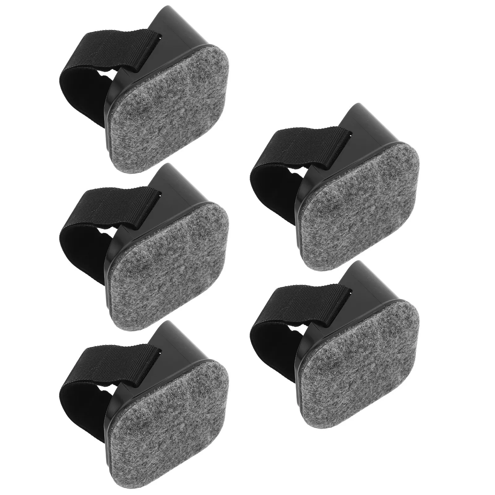 5 PCS Chair Leg Fixing Pad Anti-rolling Stoppers Caster Wheel Office Pads Anti-slip Furniture Coasters Cups Antislip for Chairs