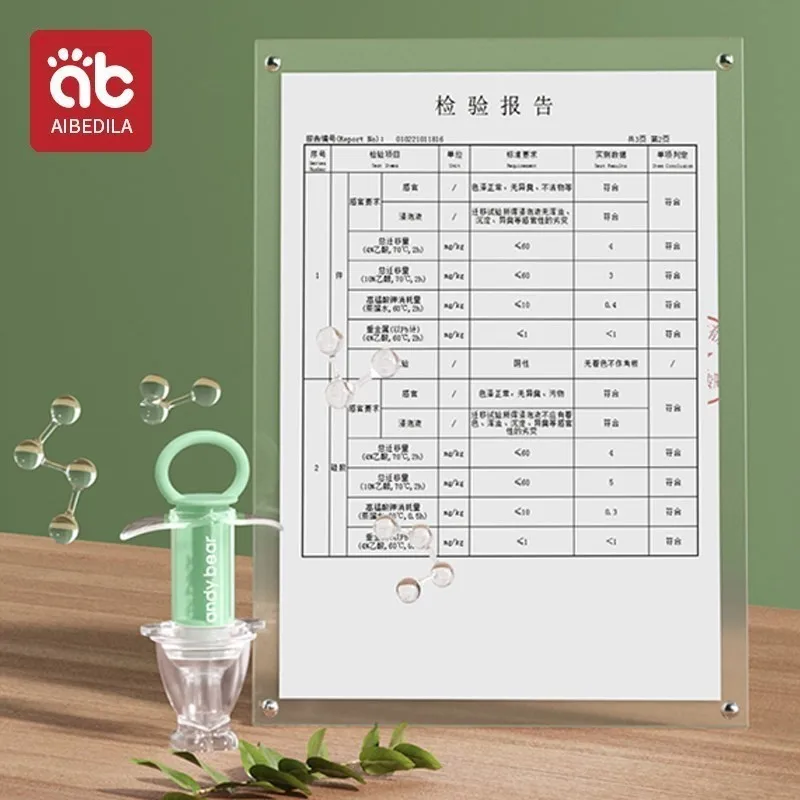 AIBEDILA Medicine Dispenser Baby Medicine Feeder Baby Dropper Needle Feeder kids Squeeze Pacifier Children Feeder Safe Tableware