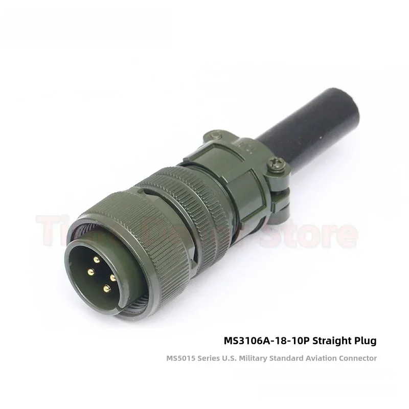 MS5015 MS3106A-18-10P 4 Core US Military Standard Aviation Connector MS3102A-18-10S US Aviation Plug