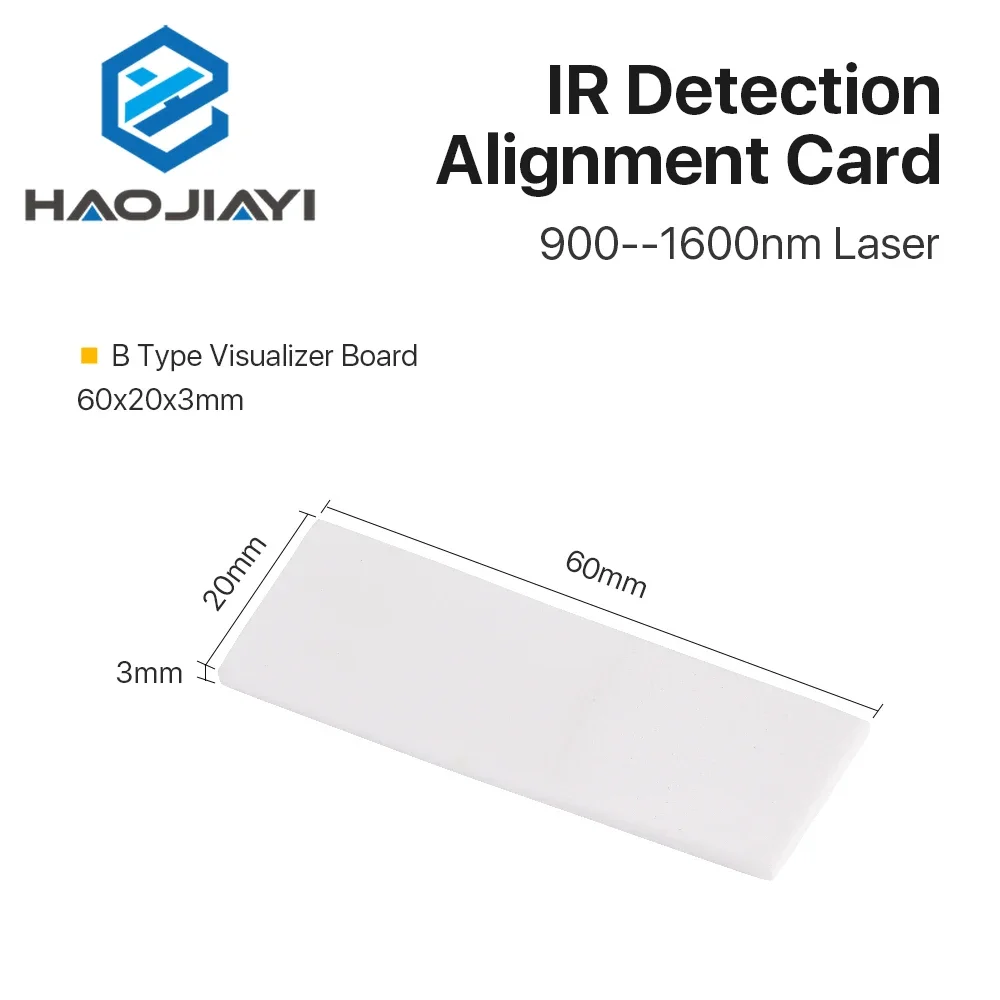 IR Detection Alignment Card 900-1600nm Fiber Calibrator Ceramic Plate Infrared Dimmer Visualizer for Some Laser Machine