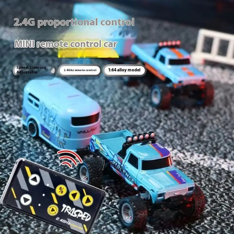 Wild Journey Alloy Supercar Off Road Dual Heroes Remote Control Car Gift Box Ignites Children'S Racing Adventure Dreams