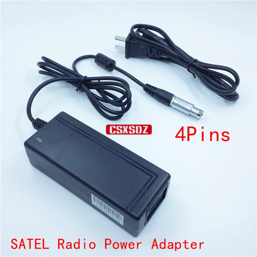 NEW Brand Leica GNSS GPS SATEL Radio Power Supply Adapter 12V DC Satelline Easy Pro Radio Power charger