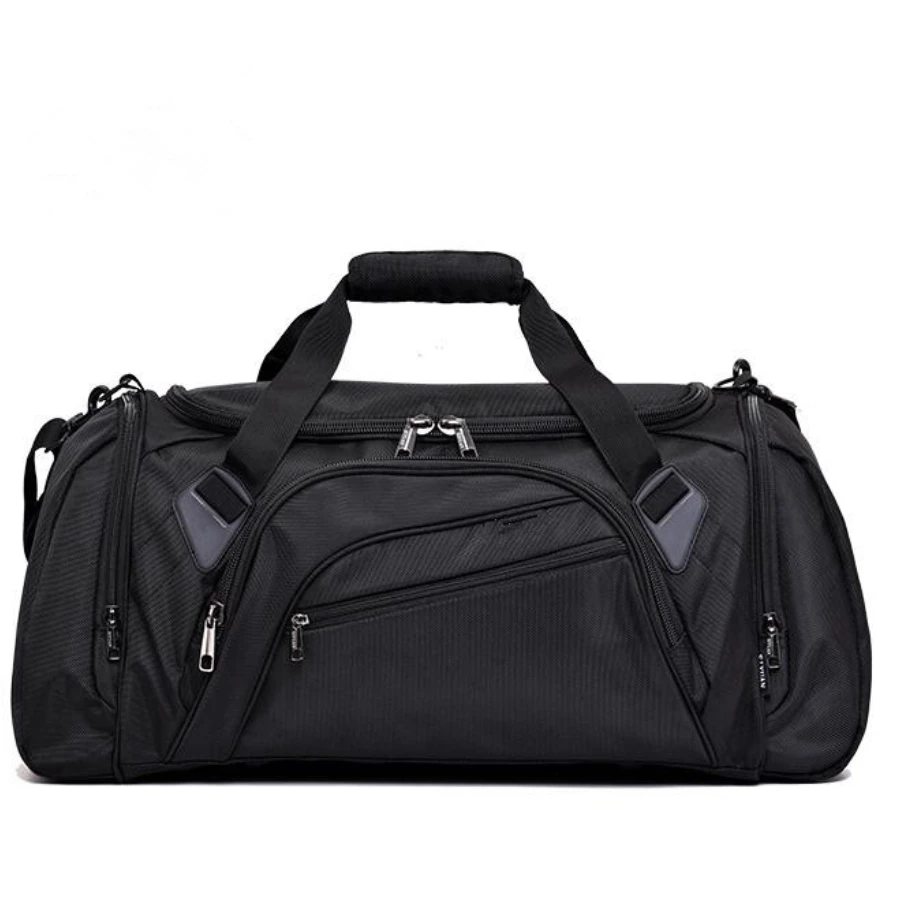 Portable Custom Made Handbag Shoulder Outdoor Large Capacity Polyester Women Men Travel Duffle Bag