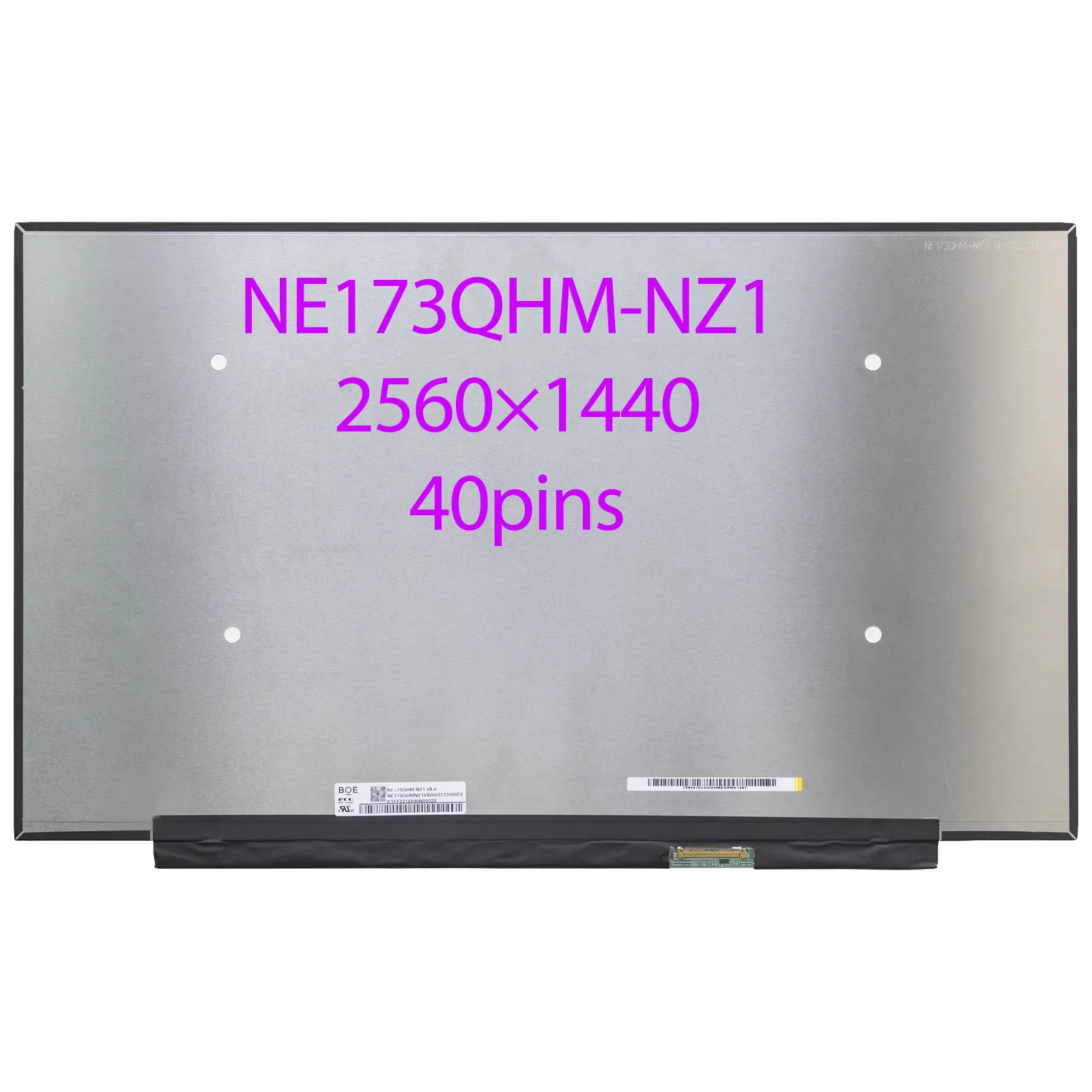 

17,3-дюймовый ЖК-экран для ноутбука NE173QHM-NZ1 NE173QHM NZ2 NZ3 для ASUS ROG Strix G17 G713 G733 FA707 EDP 40 контактов
