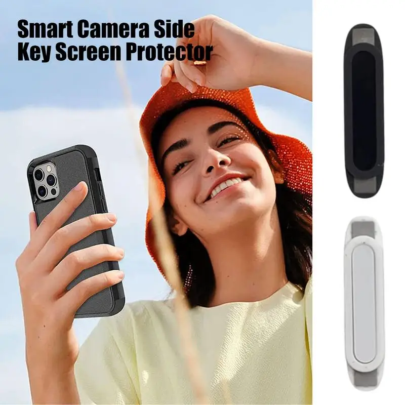 Side Tempered Glass Film Camera Control Button For IPhone 16 Pro Max Sensitive Smart Lens Capture Touchable Button