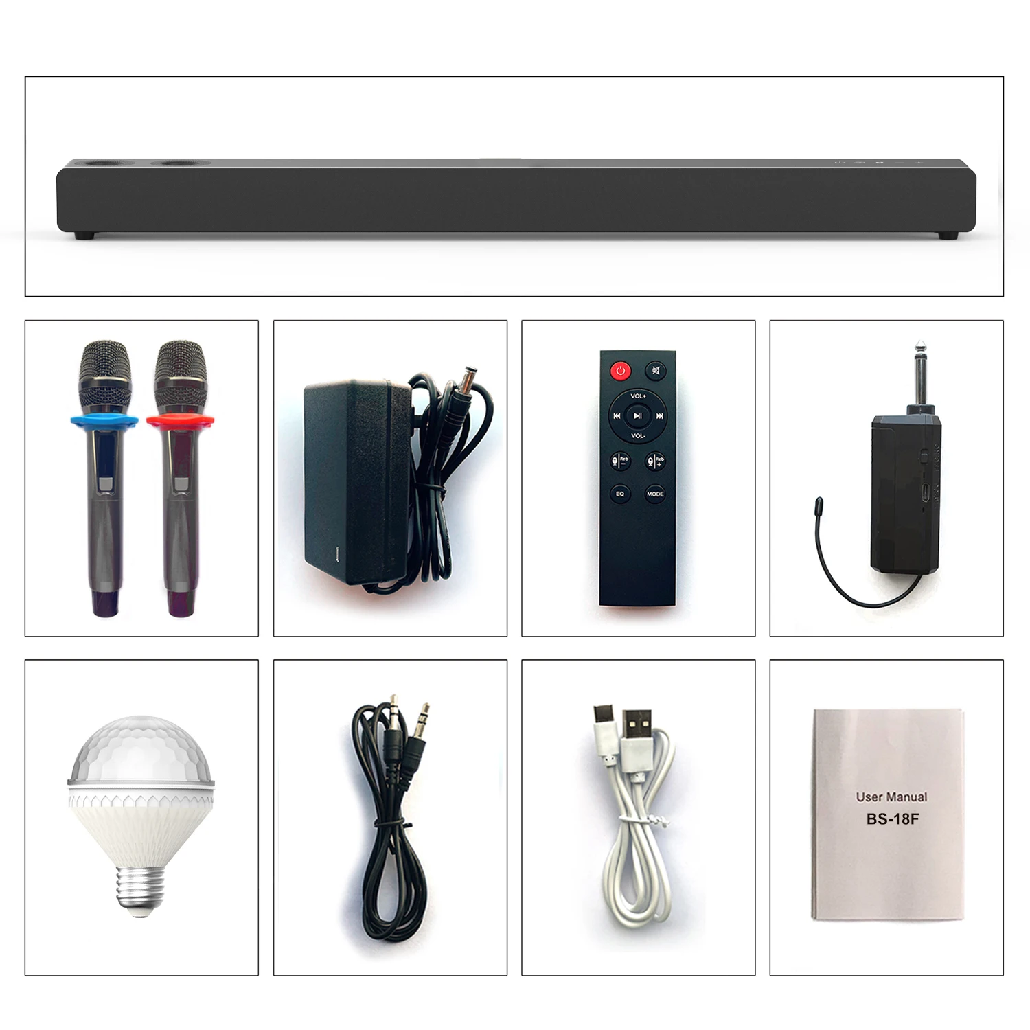 Home Cinema Barre De Son - Barre de son sans fil Bluetooth
