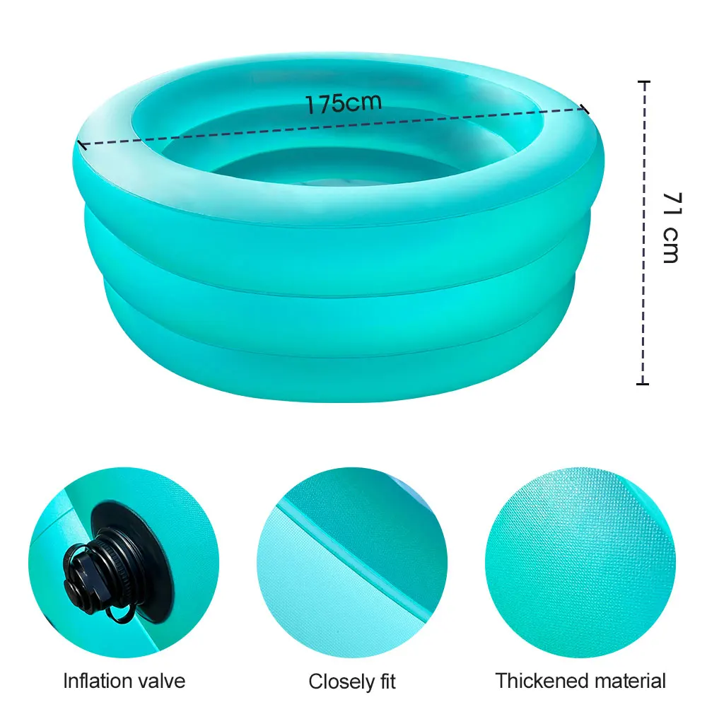 

Customized OEM/ODM PVC 1mm Thick Durable Inflatable Circular Swimming Portable Pool-Outdoor Garden Summer 's Fun Water