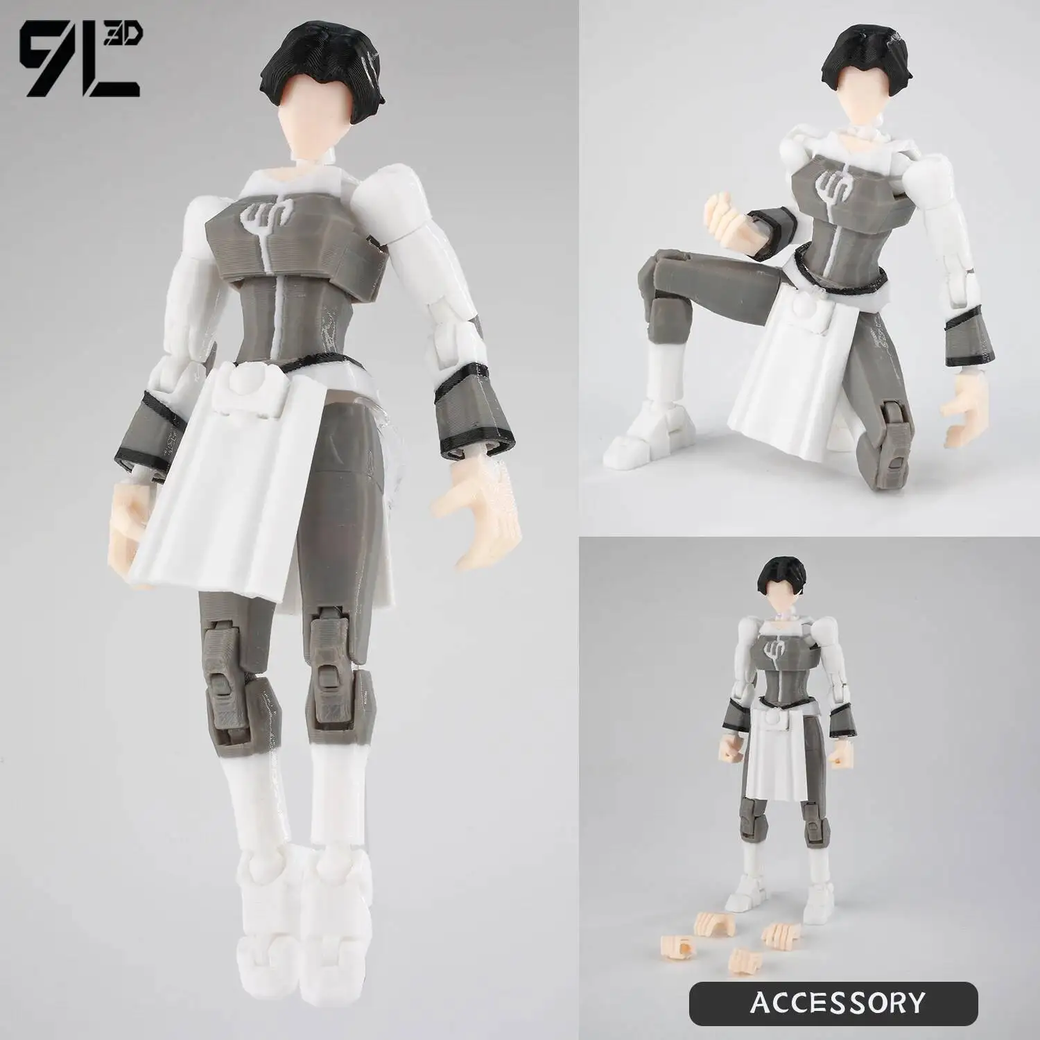 9L3D Geprinte NEWInvincibles Tech Jacker Titan13 Lucky13 Actiefiguur Dummy13 Motorfiets Multi-Gewrichten Collectible Model Speelgoed T13
