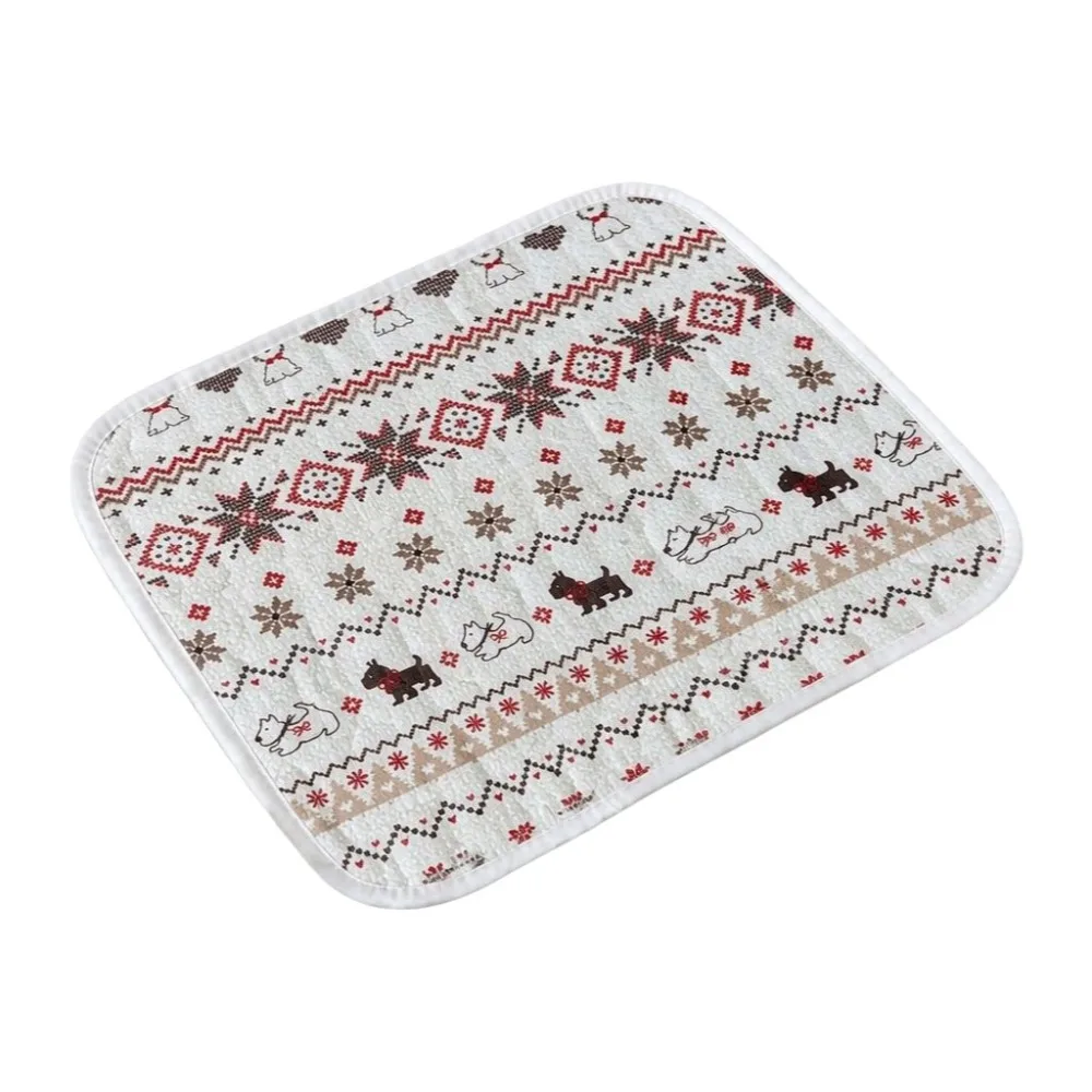 Polyester Portable Seat Pad Portable Lightweight Protective Seat Mat Printed Pattern Protective Barrier Travel Seat Cover