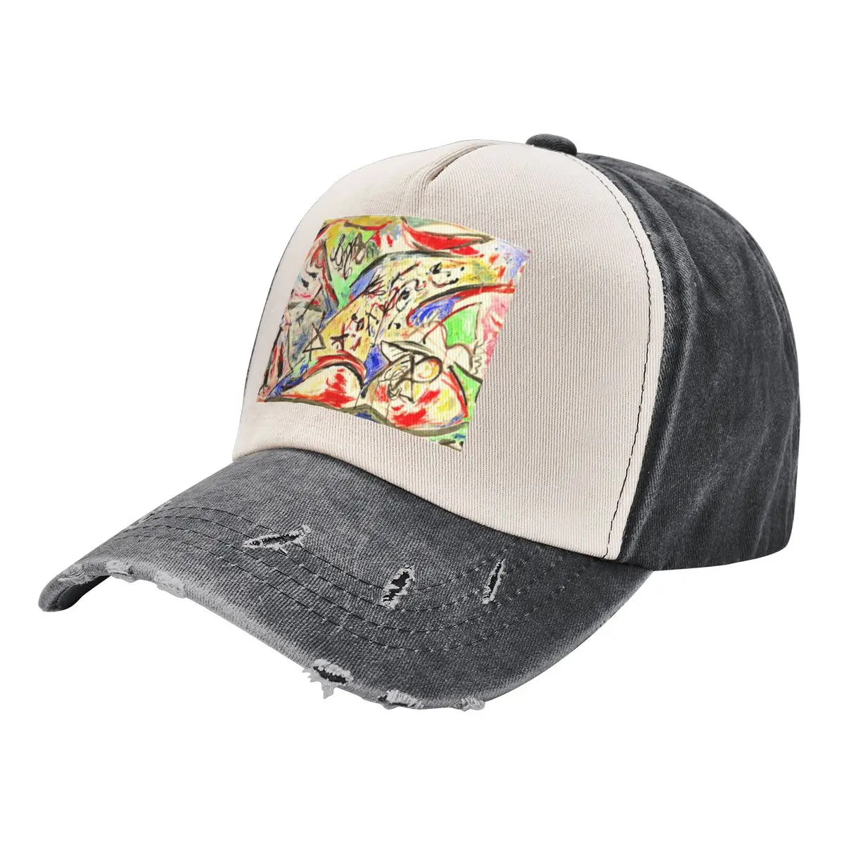 

jackson pollock artwork Baseball Cap Streetwear Trucker Hat Women's Beach Men's