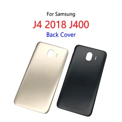 Battery Back Cover For Samsung Galaxy J4 2018 J400 J400F J400G J400M Housing Battery Cover Rear Case Panel With Middle Frame