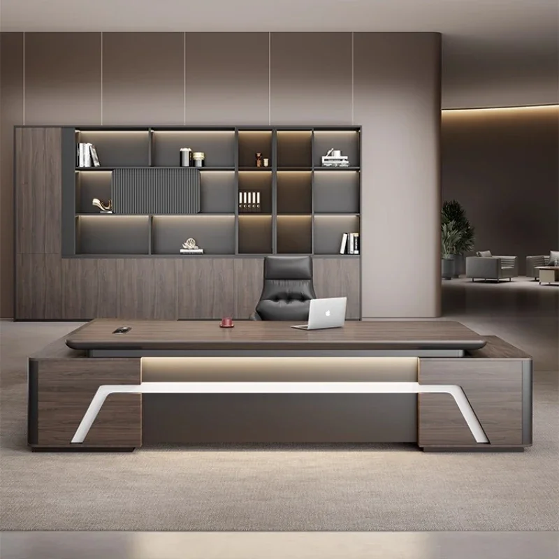 Smart Charging Organizer Ergonomic Motion Control Office Solution Secretária Executiva Furniture Executive Pro Standing Desk