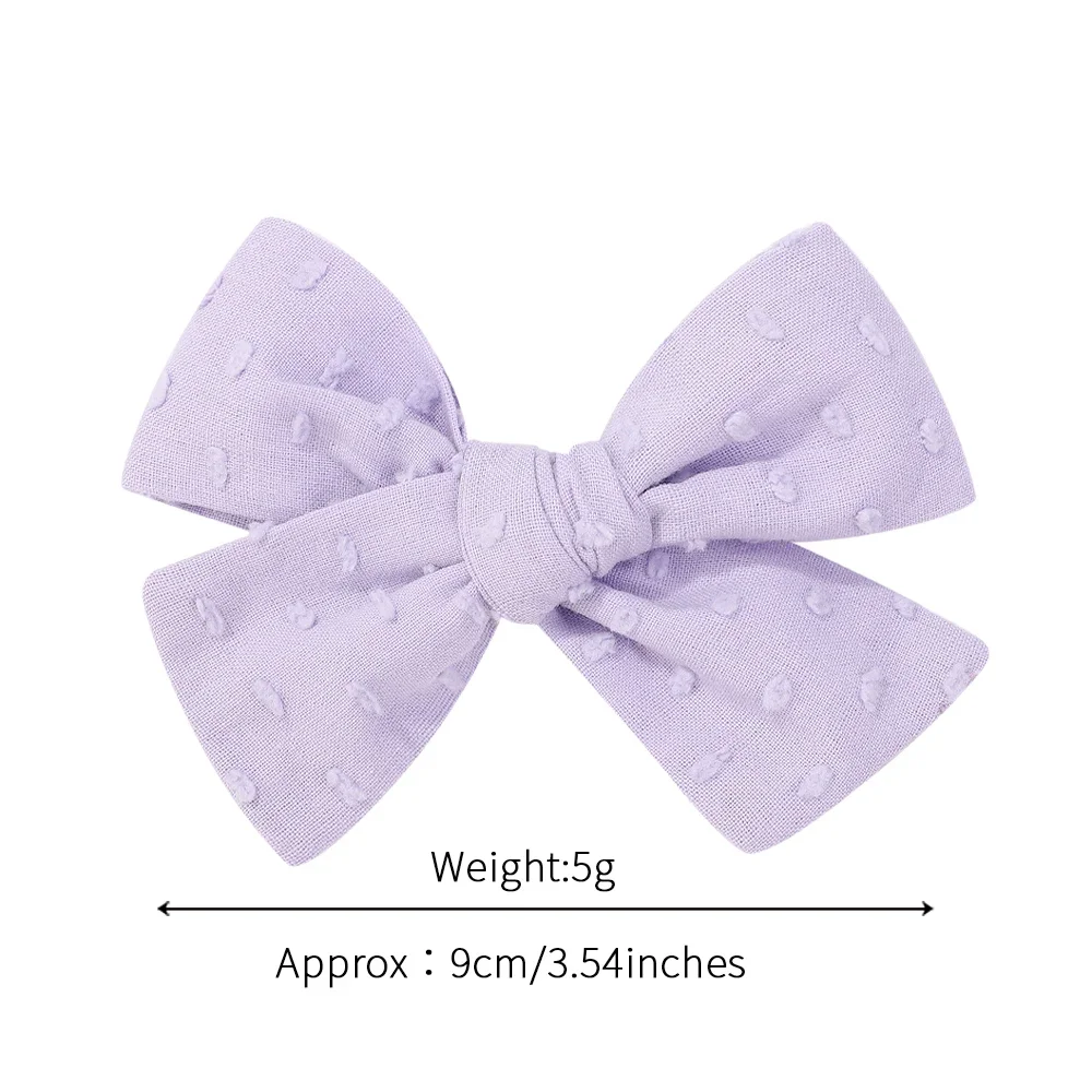 2pcs Print Bows Hairpins for Girls Headware Corduroy Bows Safe Hair Clips Barrettes for Infants Toddlers Baby Hair Accessories