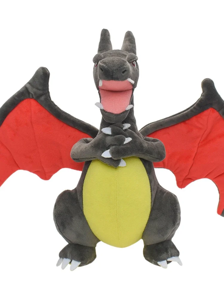 Pokémon Super Charizard Mega Plush Spitfire Dragon Dark Million Spitfire Dragon Stuffed Dolls Evolution Edition Toy