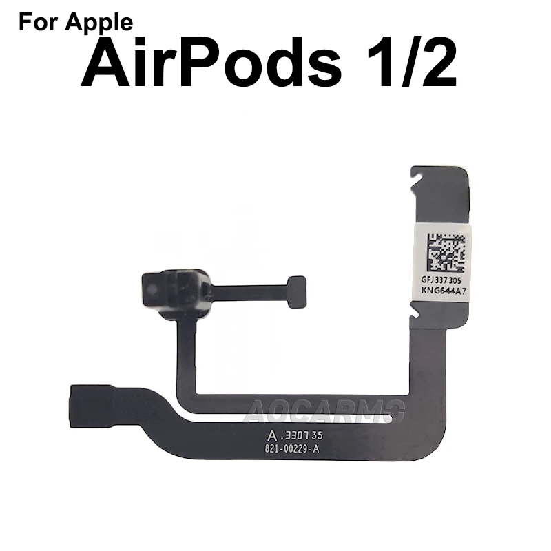 Aocarmo For Apple AirPods 1 2 A1602 Battery Box Charging Case Light Flex Cable Repair Part