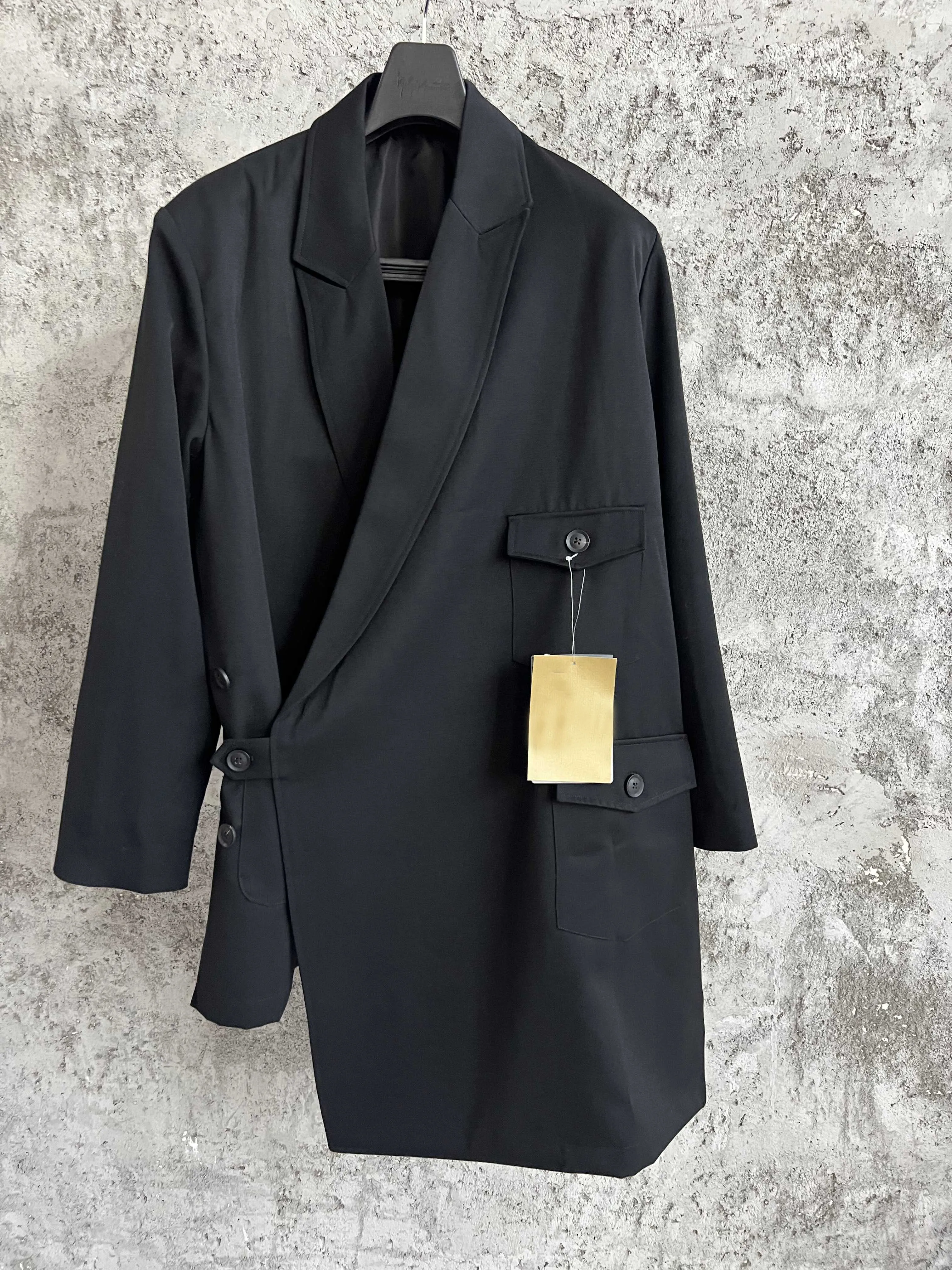TOP-YAMAMOTO Original Multi-functional deconstructed casual Wool Jacket, Yamamoto style coat