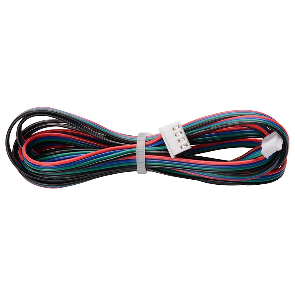 ABJT 4 قطعة 2 متر موتور موصل الكابلات XH2.54 4Pin إلى XH2.0 6Pin الأبيض محطة أسلاك المحرك المتوازية للطابعة ثلاثية الأبعاد السائر #4