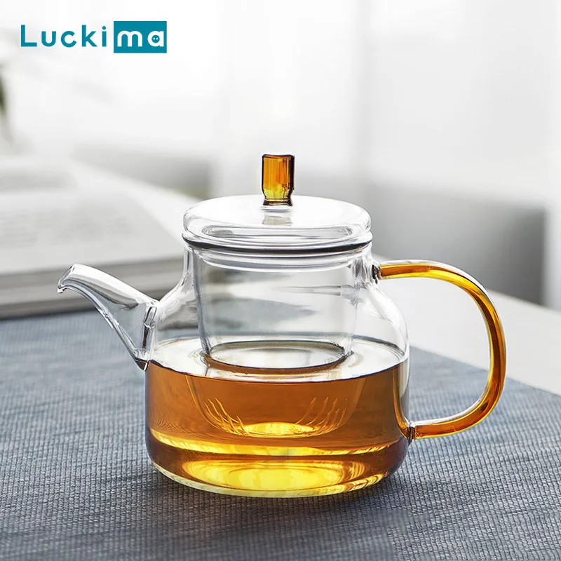 

450/700ML Heat Resistant Glass Teapot with Glass Tea Infuser Double Wall Glass Water Jug Pot 130ML Coffee Mug High Quality Gift