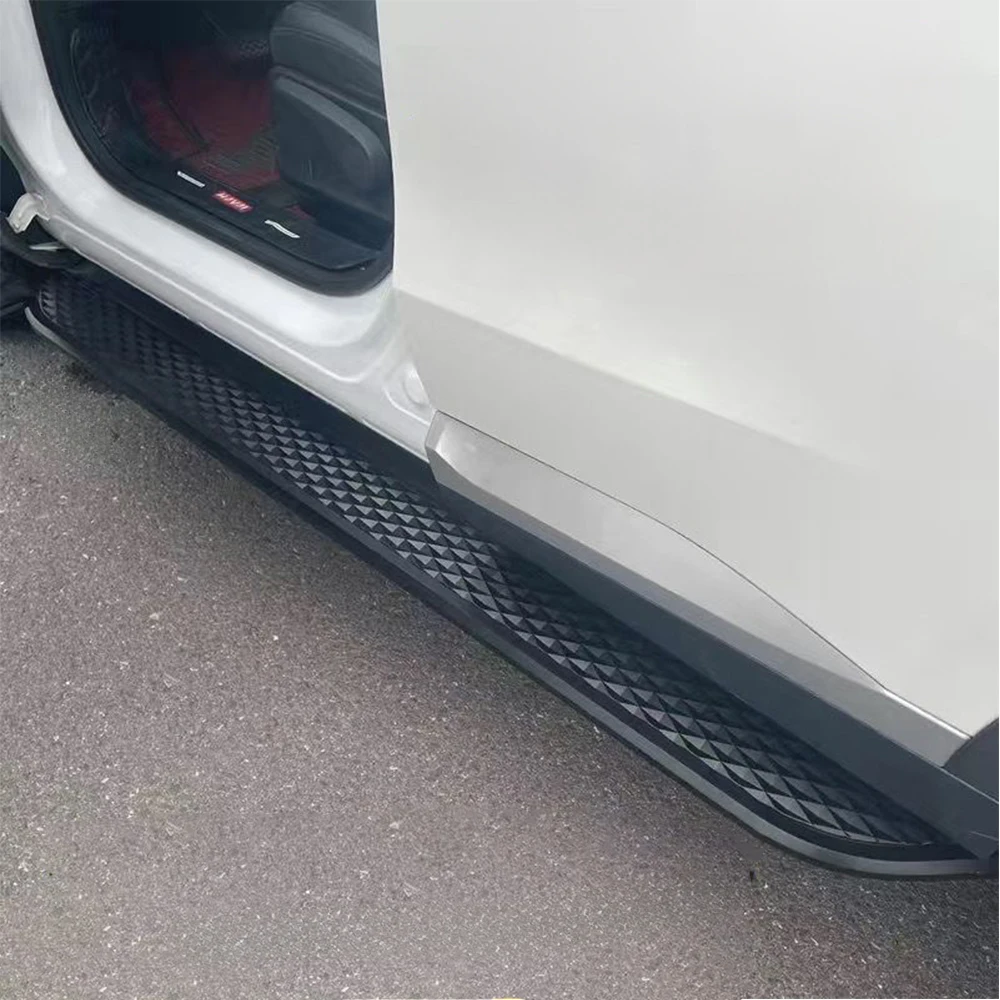 2 قطعة مناسبة لسيارة Ford Escape 2020-2025 لوحة تشغيل جانبية من الألومنيوم ملحقات السيارة (مع أقواس)