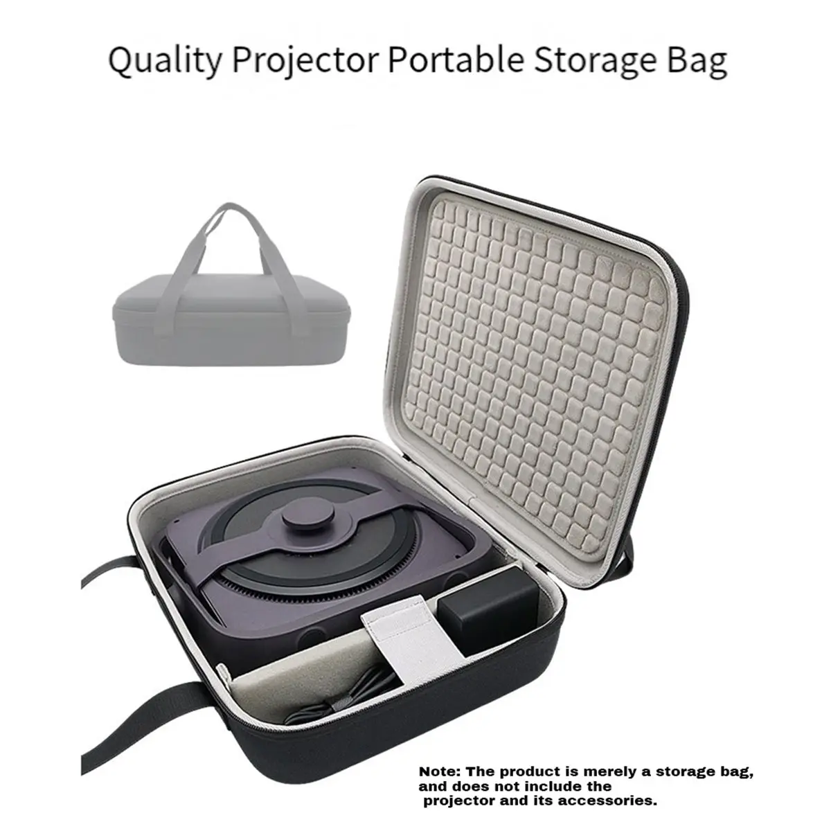 fitfit For Z7X Projectors Box Pouches Spacious Handheld Projector Case with Shockproof Padding and Flexible Interior Section