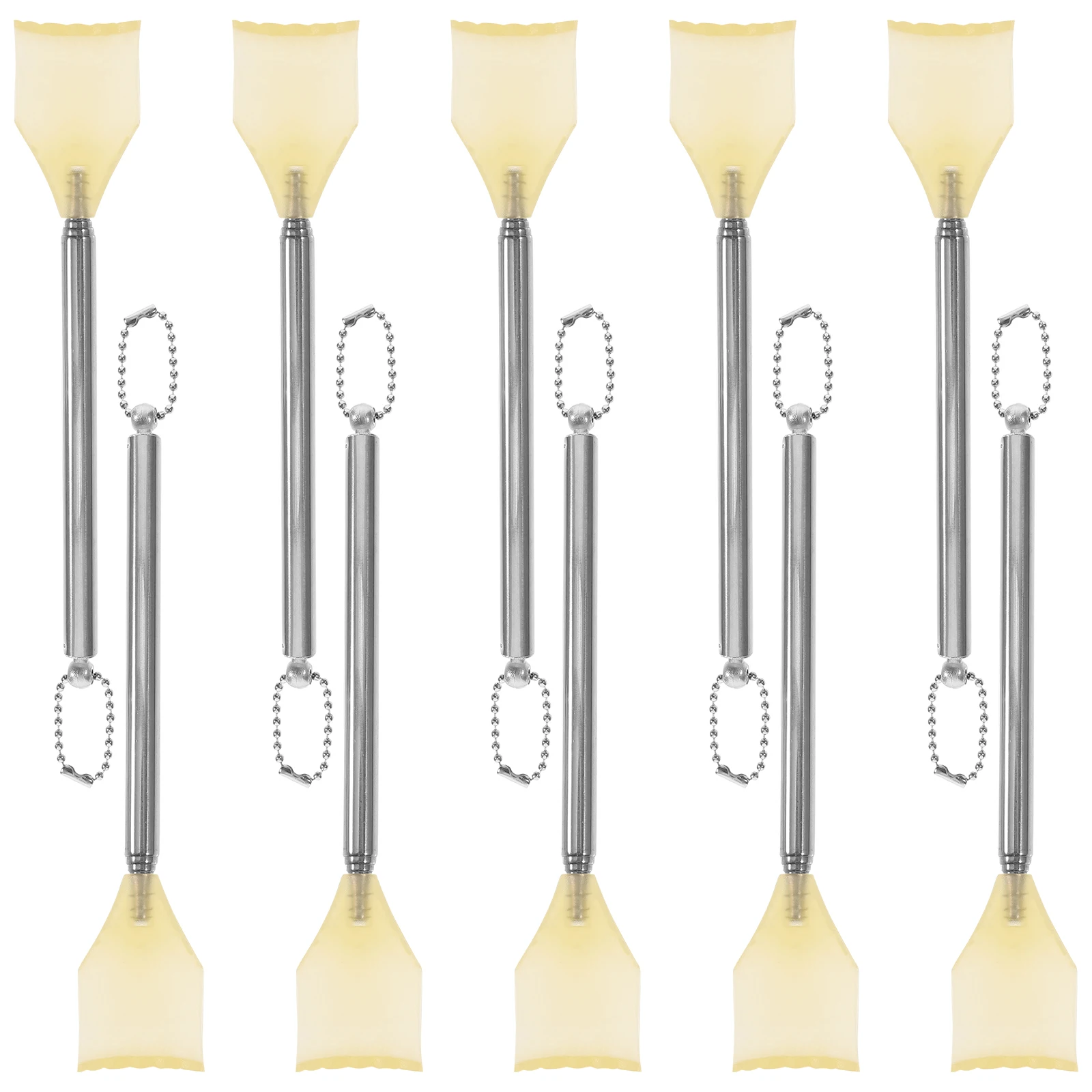 

10 шт., скребок для спины для облегчения зуд, выдвижной инструмент для царапин с длинной ручкой, удобный гладкий наконечник для пожилых беременных женщин