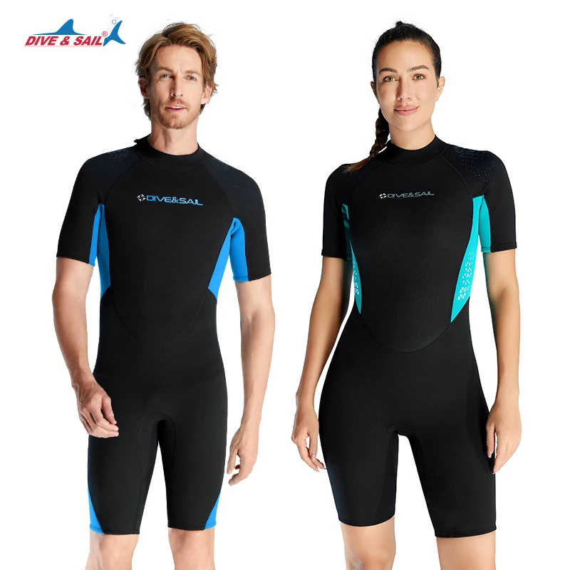 

Wetsuit Women Men 1.5mm Neoprene Dive Wet Suit for Cold Water Short/Full Body Thermal Swimsuit for Adults Snorkel Surfing Suit