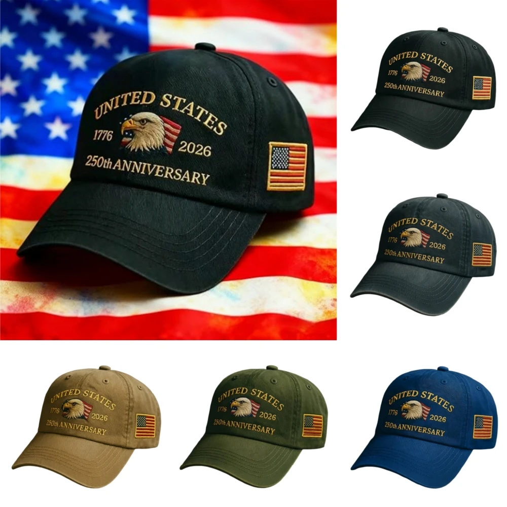 Бейсболка-к-250-летию-США-уличная-для-отдыха-мужская-и-женская-с-козырьком-новинка-2025-года-в-стиле-хип-хоп-парная-кепка